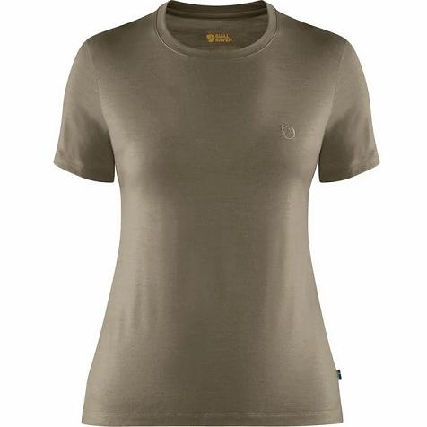 Fjallraven Abisko T-Shirt Light Olive Singapore For Women (SG-424500)